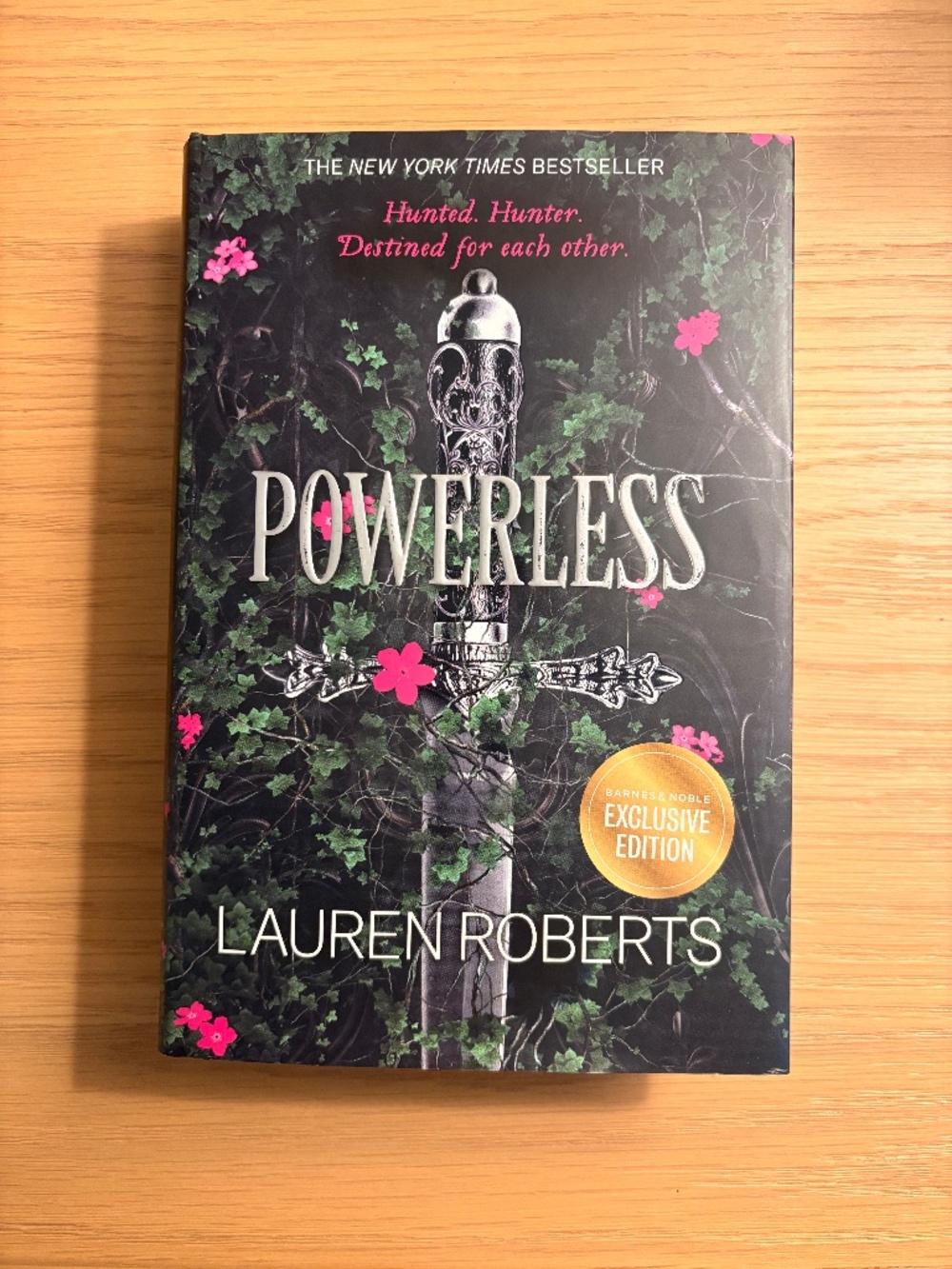 Powerless by Lauren Roberts Barnes and Noble Exclusive Hardcover Edition
